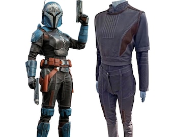 Bo-Katan Kryze Cosplay Flight Suit | Mandalorian Armor Undersuit | Star Wars Costume for Adults