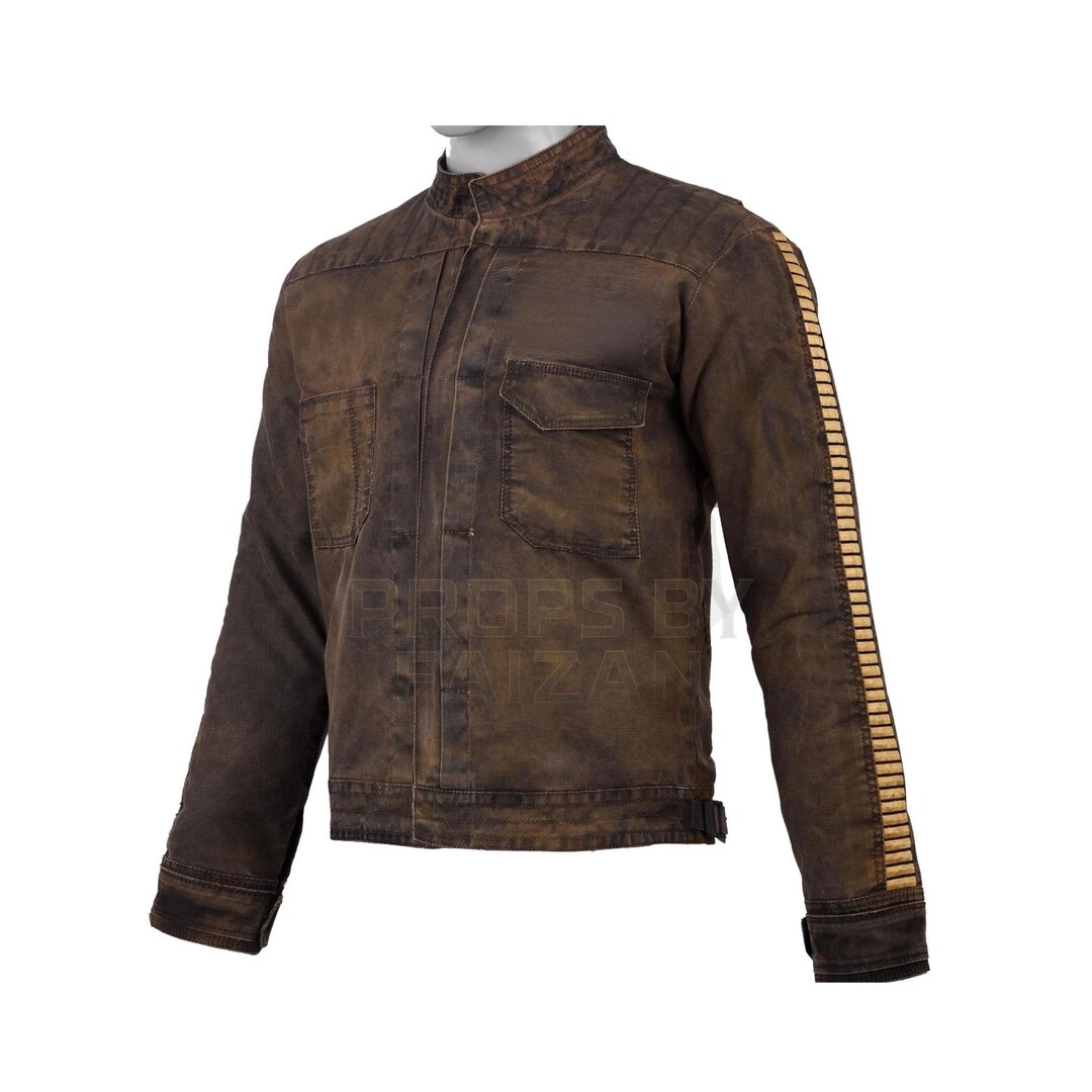 Cassian Andor Brown Canvas Jacket | Rebel Cosplay Coat | Rogue One Star ...