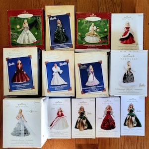 Your Choice ALL CELEBRATION BARBIE Ornaments Hallmark Keepsake Choose Pick & Save on Combined shipping