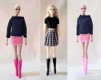 Choose/Pick DOLL BOOTS Shoes fits Integrity Toys Poppy Parker FR Fashion Royalty Barbie Vintage Silkstone - Hand Painted Detail