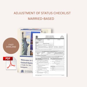 Lista de verificação de ajuste de status (AOS) – Organizador de formulários do Green Card do USCIS