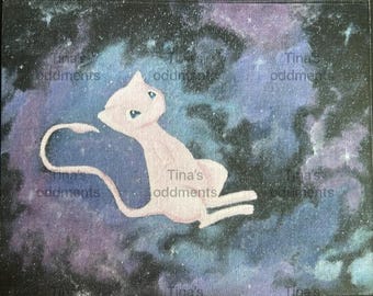 Mew im Weltraum Druck