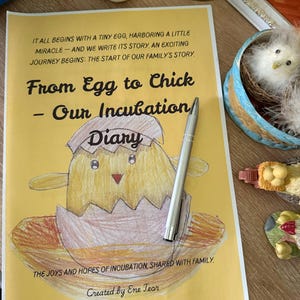 Chicken Egg Incubation Log/tracker – Chick Eggs | Printable 30-Day Tracker | Hatching Journal for Kids & Homeschool Families | Hatching eggs