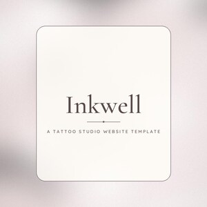 Inkwell Tattoo Studio Website Template | HTML Piercing Shop Site
