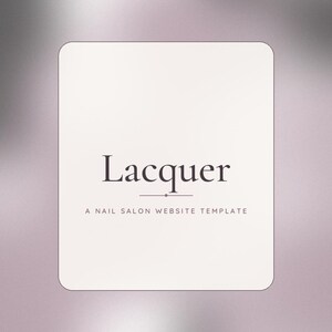 Website-sjabloon voor nagelsalon | HTML-website voor spa en nagelstudio