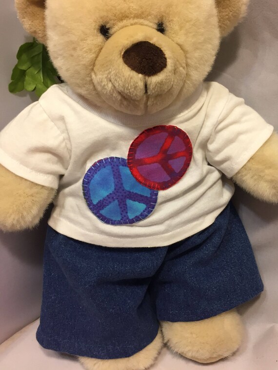 jeans teddy bear