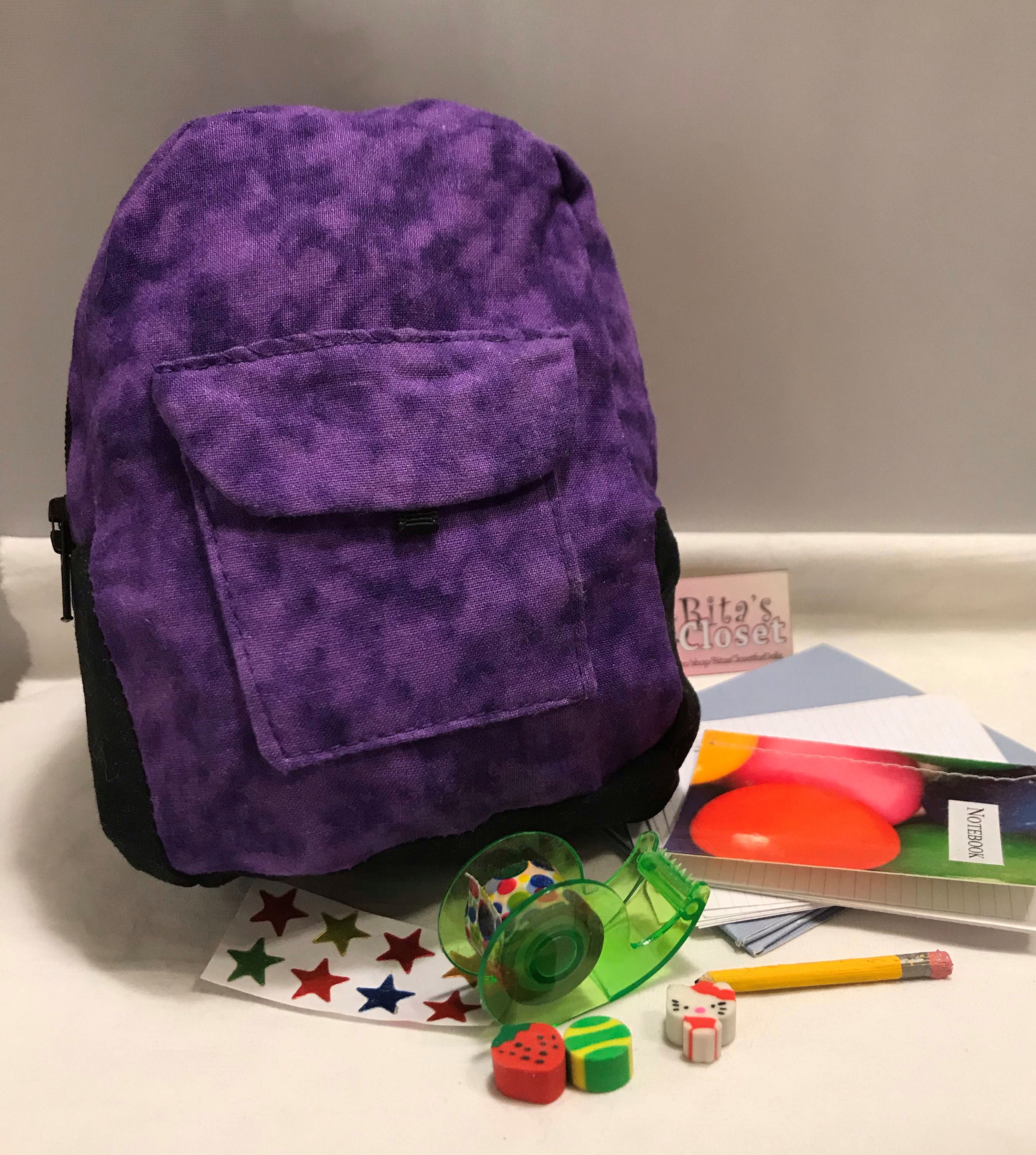 purple sparkle backpack