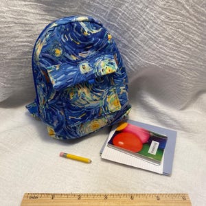 Starry 18 Inch Doll Backpack: Teddy Bear School Bag
