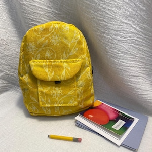 18 Inch Doll Yellow Backpack/Teddy Bear Yellow Backpack/Doll Teddy Bear School Supplies Accessories