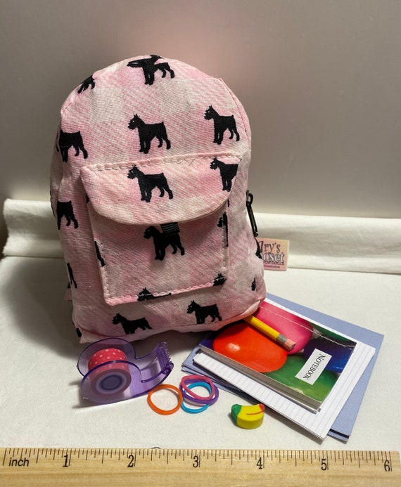 18 Inch Doll Pink Dog Backpack/teddy Bear Backpack/18 Inch Etsy