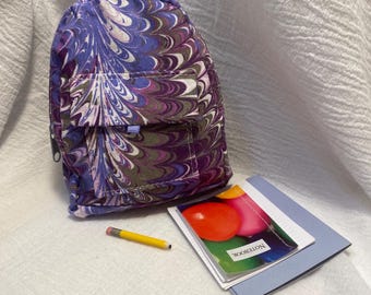 Lavender Doll Backpack: Purple Periwinkle Teddy Bear School Accessories