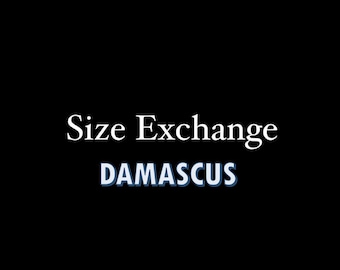 Size Exchange For Damascus Rings