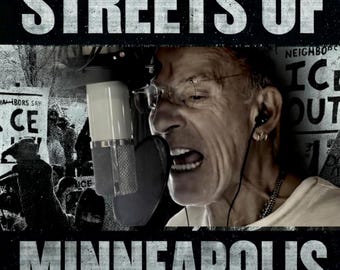 Streets of Minneapolis - Bruce Springsteen - Poster