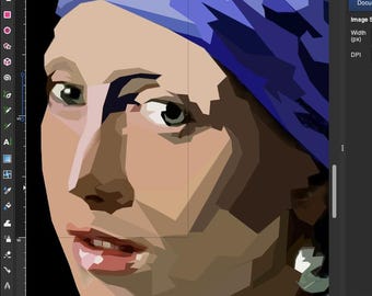Girl with a Pearl Earring - Digital Art Print (PDF)