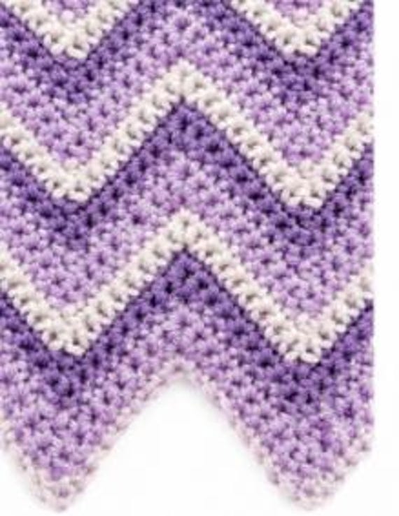 40 Paid and Free Crochet Chevron Patterns To Try Today 24 Vintage Crochet Zigzag Stitch Chevron Colorwork Crochet