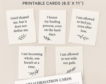 Healing Affirmation Cards