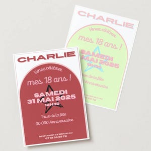 Invitation Anniversaire
