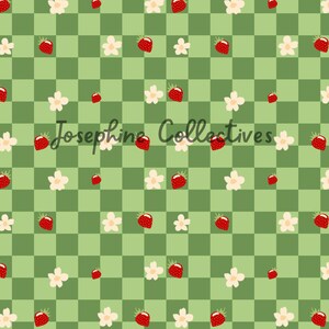 Strawberry Picnic Seamless Pattern