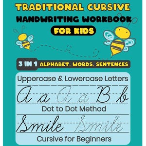 Cursive Handwriting Workbook for Kids: Cursive Practice Pages