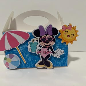 Boîte de bonbons Minnie Pool Party