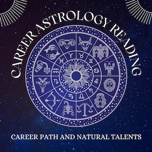 Leitura de Astrologia de Carreira, Orientação Profissional, Leitura de Carreira Aprofundada, Análise Astrológica de Mapa Natal