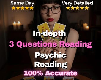 Tarotlezen met 3 vragen, liefde voor hetzelfde uur, carrière, snelle antwoorden, toekomstparanormaal lezen