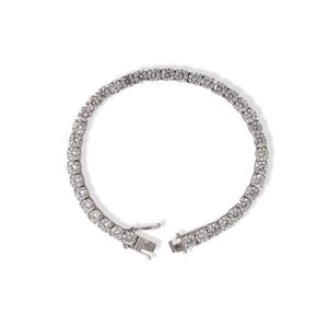 14K Solid Gold Tennis Bracelet, tennis bracelet, Gold Tennis Bracelet,sparkle bracelet, 2-5MMtennis bracelet, Rhodium 925 Sterling Silver