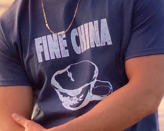 Fine China (men's humor tee) - Asian t-shirt - funny tees - foodie humor