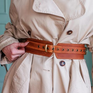 High waist leather belt women, Leather waist corset belt, Wide waist belt for dress, Adjustable leather belt, Wide belt with buckle