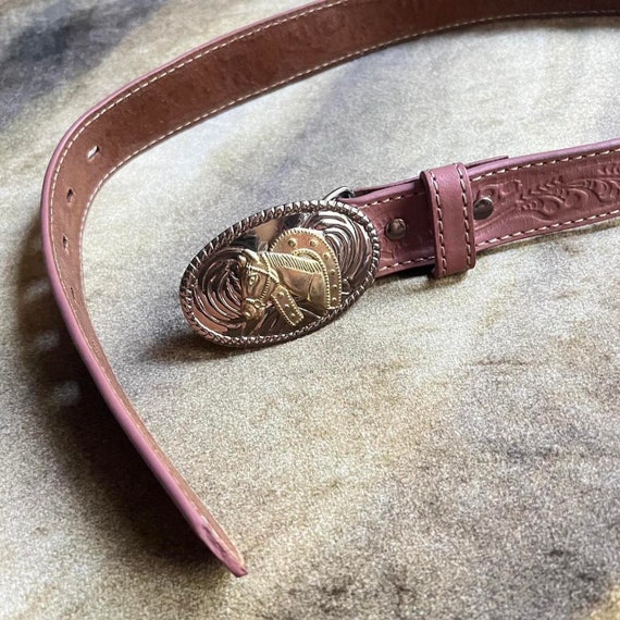小物 vintage Western belt. 90s XZQTIVE Women Men Genuine Leather Belt Vintage Ladies