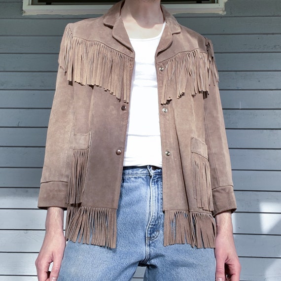 taupe suede jacket