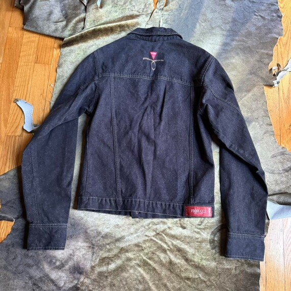 Y2K fiorucci western denim long sleeve jacket Siz… - image 4