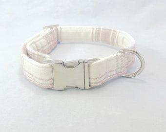 Tan Plaid Collar · Fall Dog Collar · Boy Dog Collar · Girl Dog Collar · Plaid Dog Collar · Beige Plaid Collar · Autumn Dog Collar