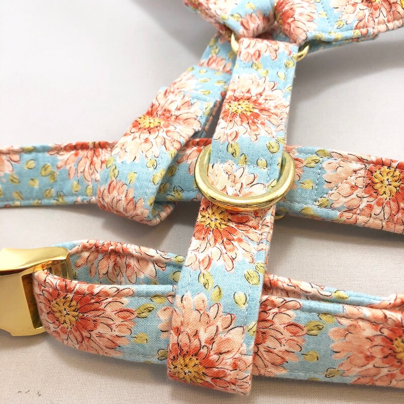 Peach Dog Harness Adjustable Dog Harness Strap Dog Harness Etsy