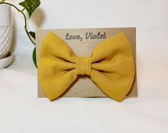 Dog Bow Tie · Gold Bow Tie · Mustard Bow Tie · Mustard Yellow · Pet Bow Tie · Yellow Bow Tie · Easy On Bow Tie · Large Bow Tie