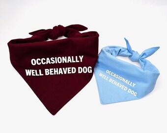 Funny Pet Gift For Dog Blue Dog Bandana Dog Maroon Bandana Burgundy Pet Bandana Tie Bandana Dog Bandana Blue Pet Bandana