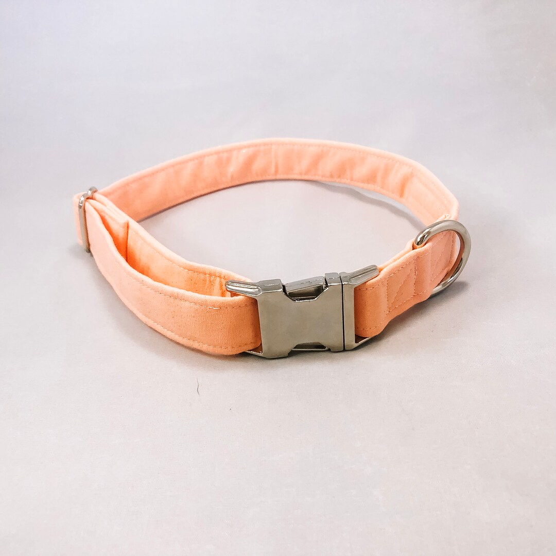 Peach Dog Collar · Peach Collar · Boy Dog Collar