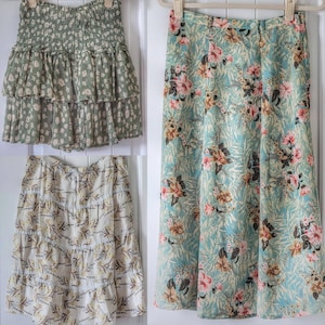 Floral Summer Skirts - Please Read Description