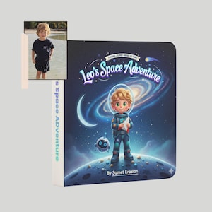 Personalized Kids Space Adventure Storybook • Photo to Character (Digital Book)