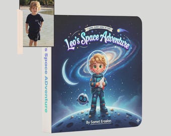 Personalized Kids Space Adventure Storybook • Photo to Character (Digital Book)