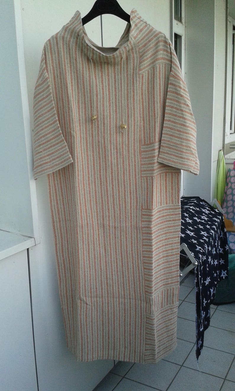 s Linen dress Naturerust gr