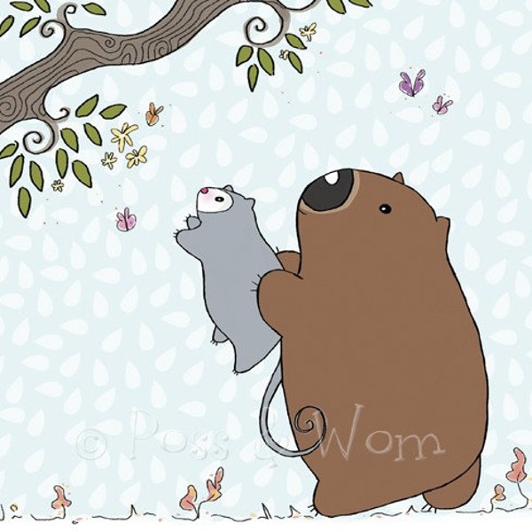 Childrens print Spring Time