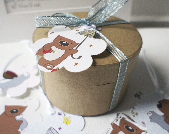 Flower Shape Gift Tags PACK of 6 Etsy