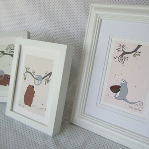 Childrens art Mini Print Poss and Wom image 4