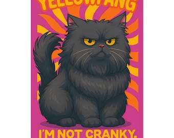 Poster di Warrior Cats Yellowfang - Wise Quote Art - Stampa artistica per gli amanti dei gatti