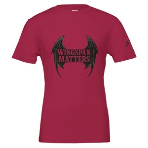 Wingspan matters unisex T-shirt