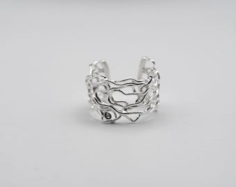 Ring "Fragmented Arc"