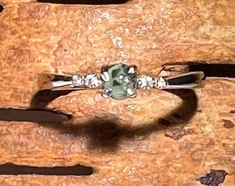 Isle Royale Michigan Greenstone Ring size 7