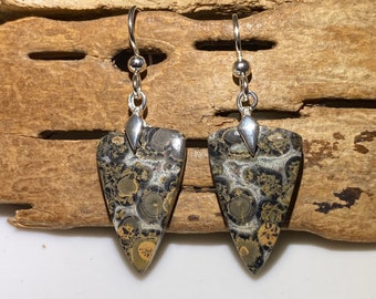 Gold and Red Leopard Earrings Hardboard Teardrop Dangle Gold and Red Leopard Earrings Hardboard Teardrop Dangle