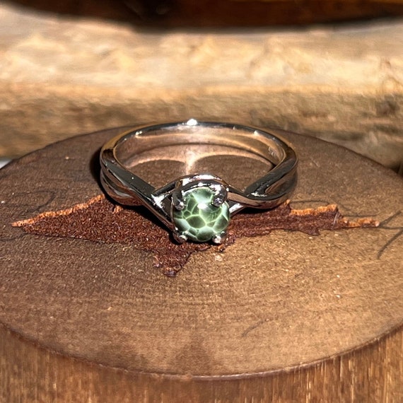 Chlorastrolite ring hot sale